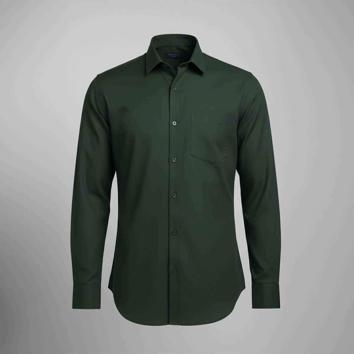 Forest Green Tailored Fit Formal Shirt