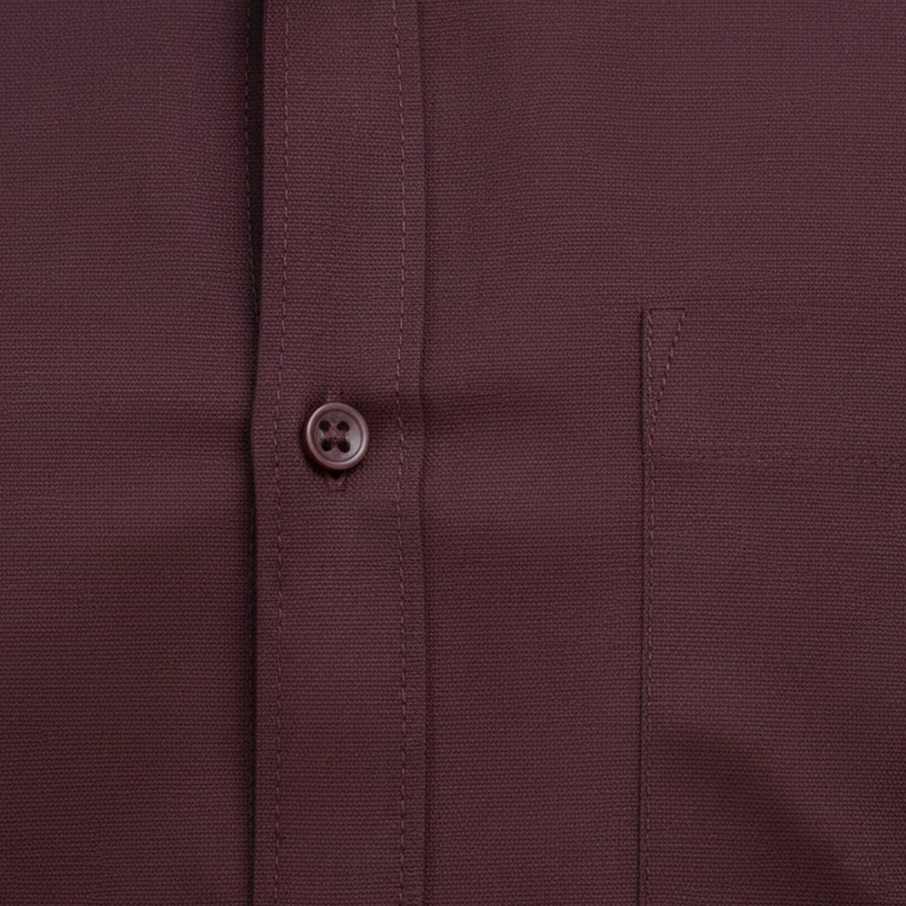 Maroon Tailored Fit Formal Shirt