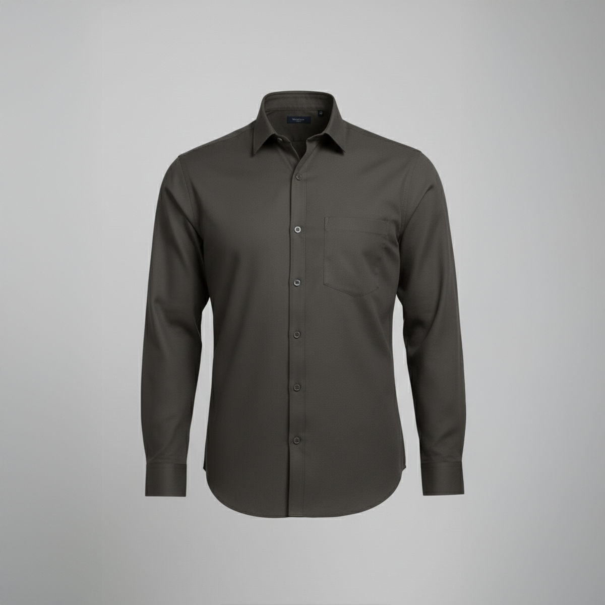 Charcoal Grey Tailored Fit Formal Shirt