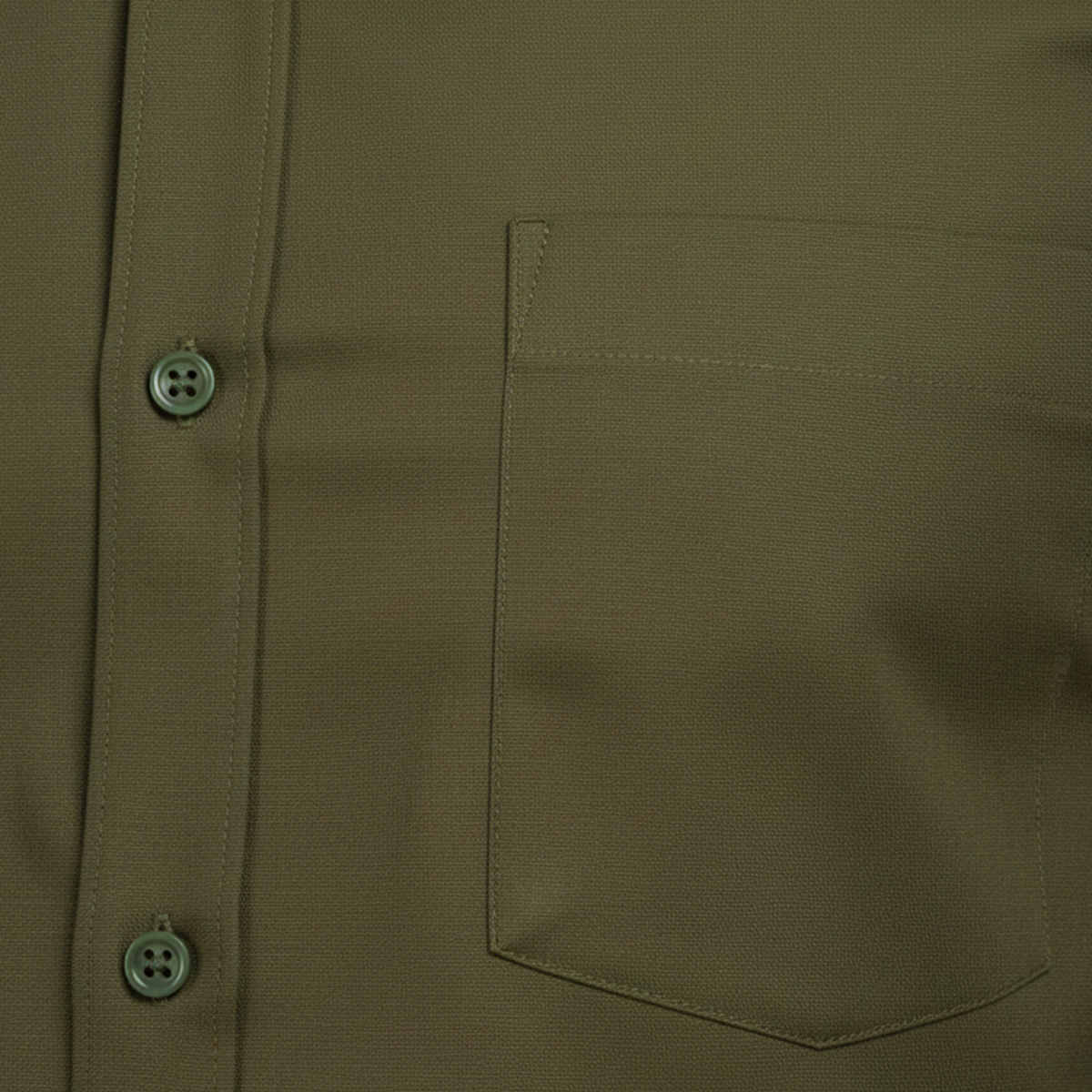 Deep Olive Tailored Fit Formal Shirt